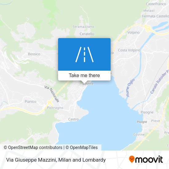 Via Giuseppe Mazzini map