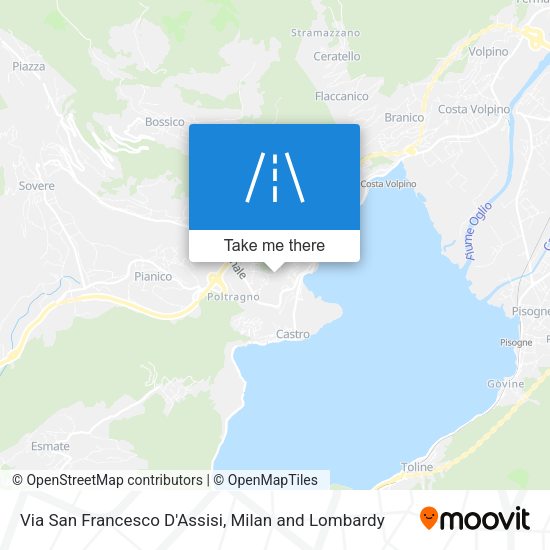 Via San Francesco D'Assisi map