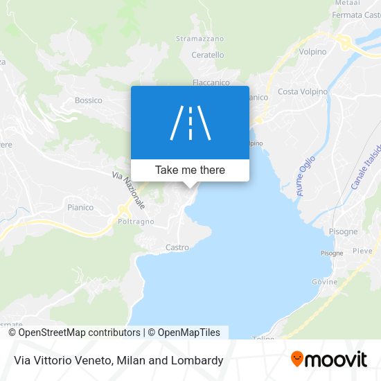 Via Vittorio Veneto map
