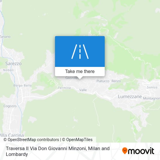 Traversa II Via Don Giovanni Minzoni map