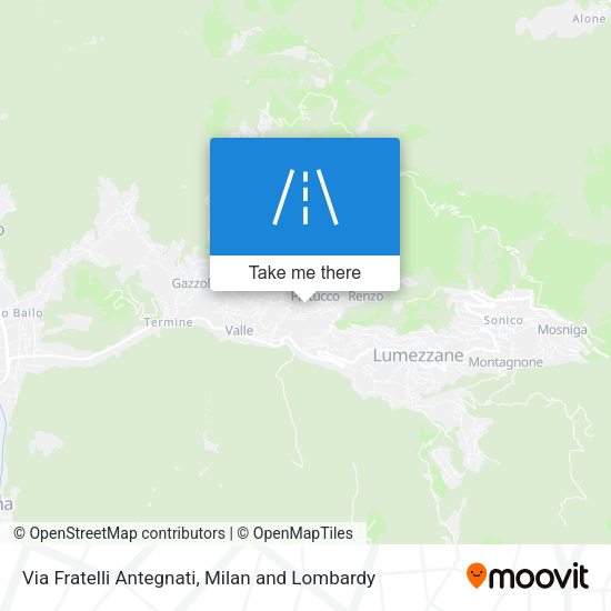 Via Fratelli Antegnati map