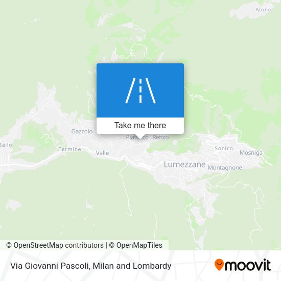Via Giovanni Pascoli map