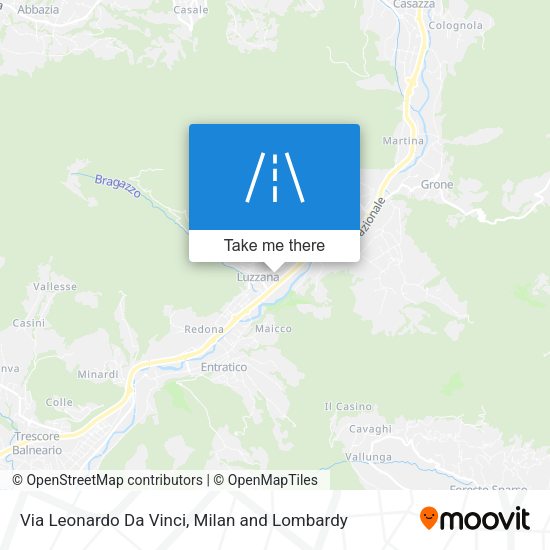Via Leonardo Da Vinci map