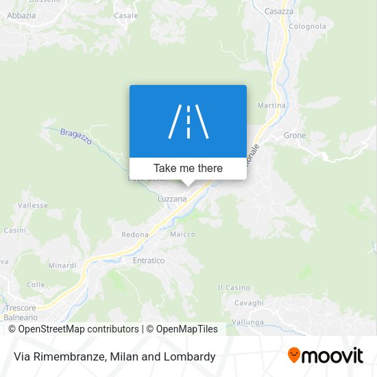 Via Rimembranze map