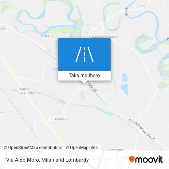Via Aldo Moro map