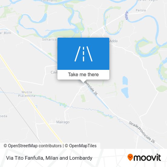 Via Tito Fanfulla map