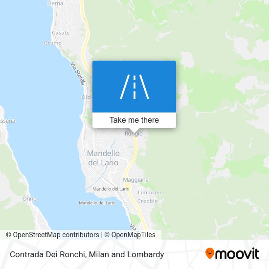 Contrada Dei Ronchi map