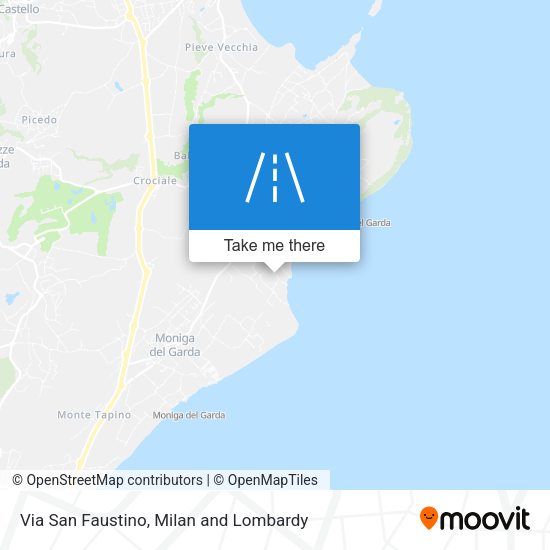 Via San Faustino map