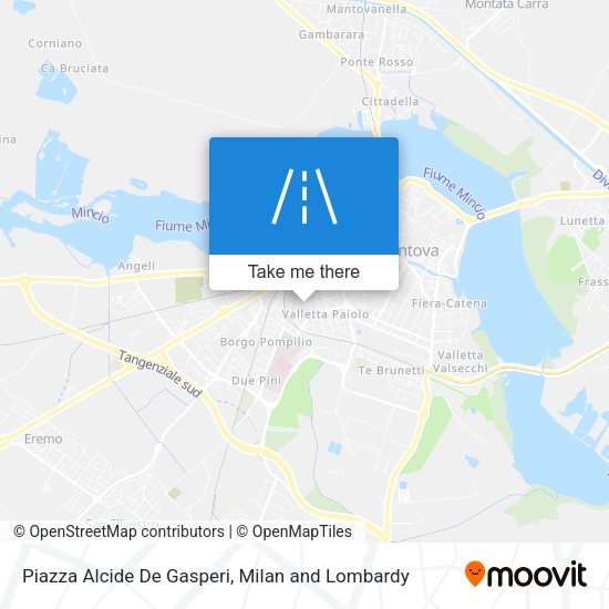 Piazza Alcide De Gasperi map