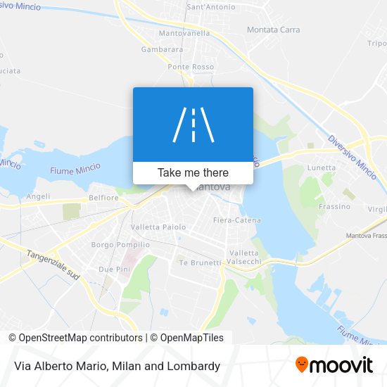 Via Alberto Mario map