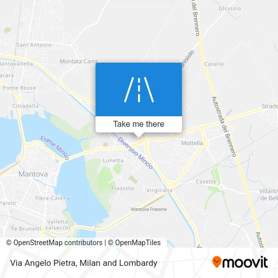 Via Angelo Pietra map