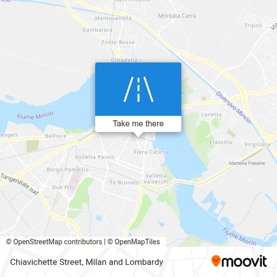 Chiavichette Street map