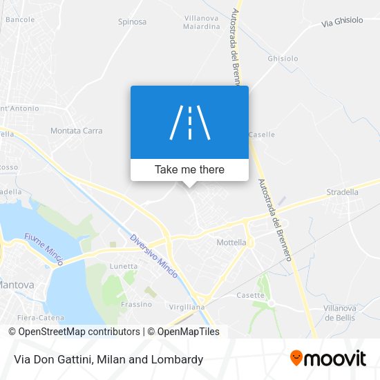 Via Don Gattini map