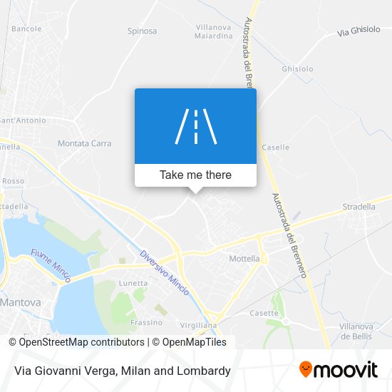 Via Giovanni Verga map