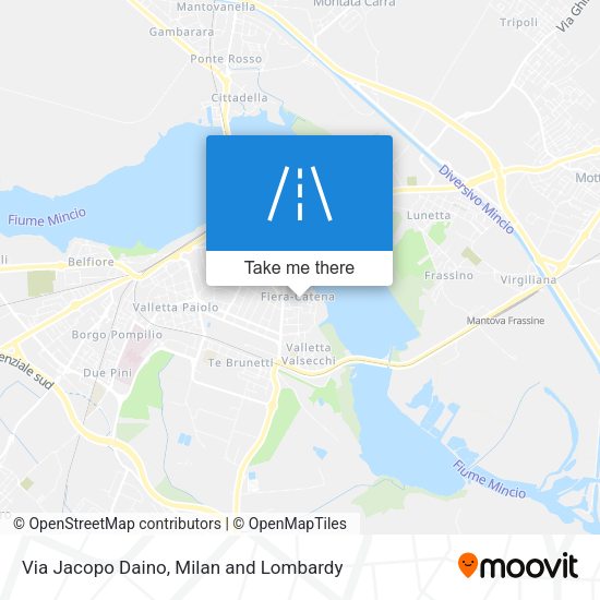Via Jacopo Daino map