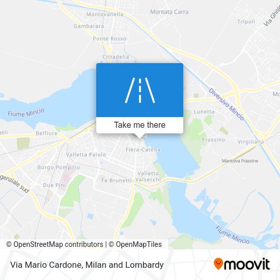 Via Mario Cardone map