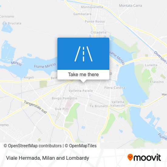 Viale Hermada map