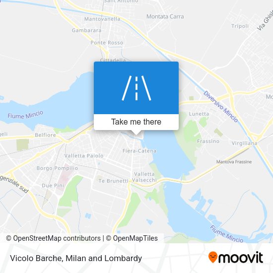 Vicolo Barche map