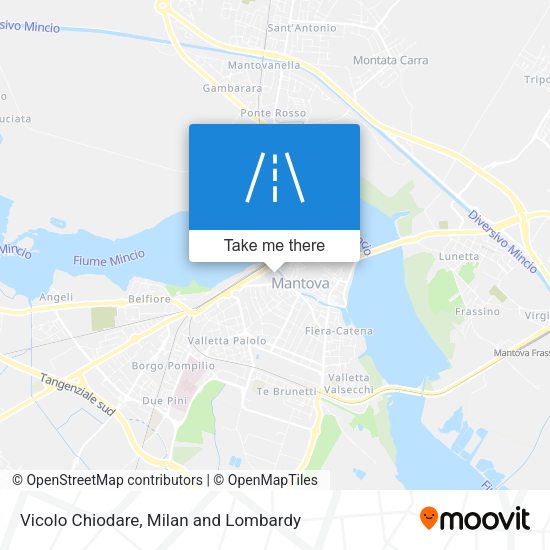 Vicolo Chiodare map