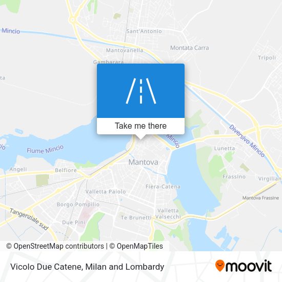 Vicolo Due Catene map