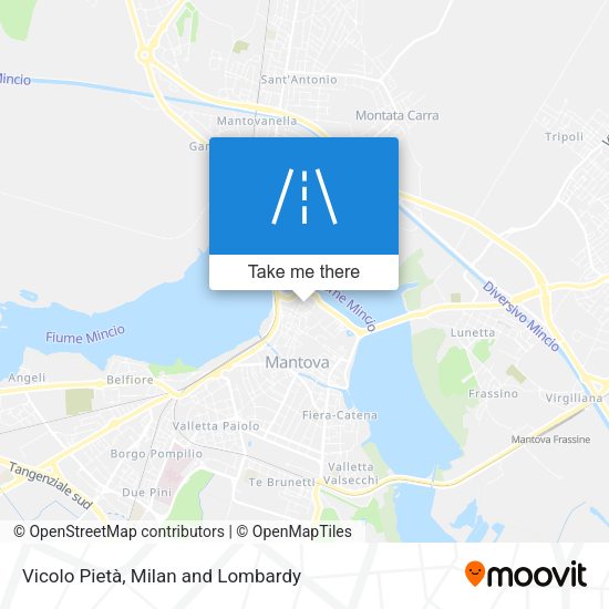 Vicolo Pietà map