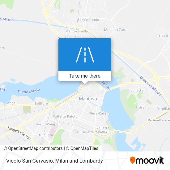 Vicolo San Gervasio map