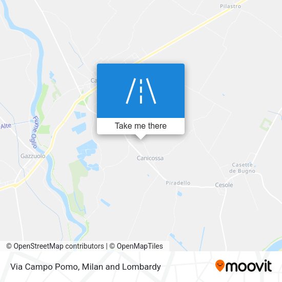 Via Campo Pomo map