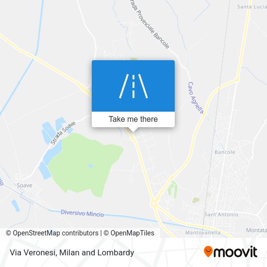 Via Veronesi map