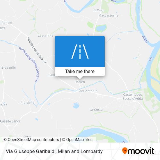 Via Giuseppe Garibaldi map