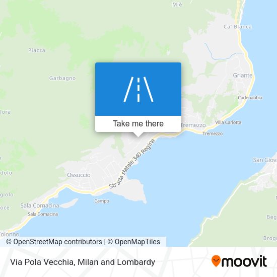 Via Pola Vecchia map