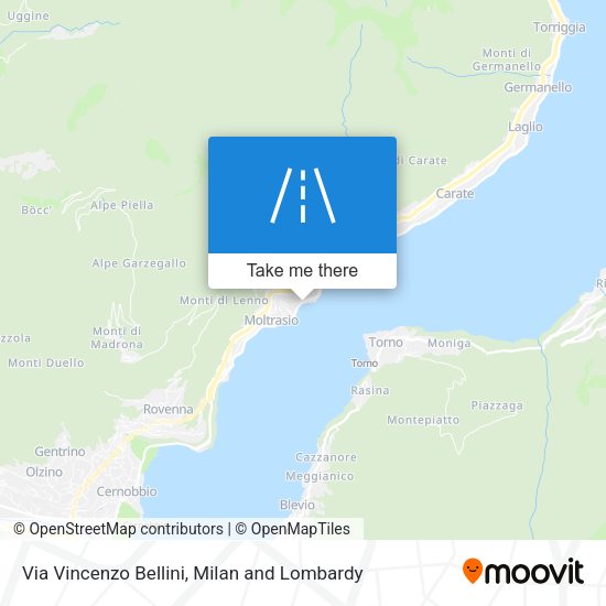 Via Vincenzo Bellini map