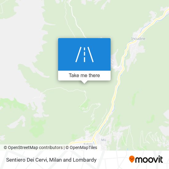 Sentiero Dei Cervi map