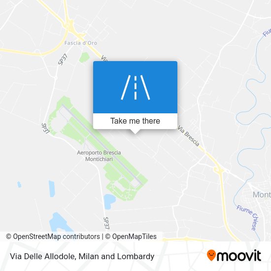 Via Delle Allodole map