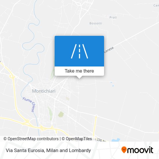 Via Santa Eurosia map