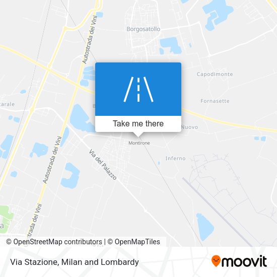 Via Stazione map
