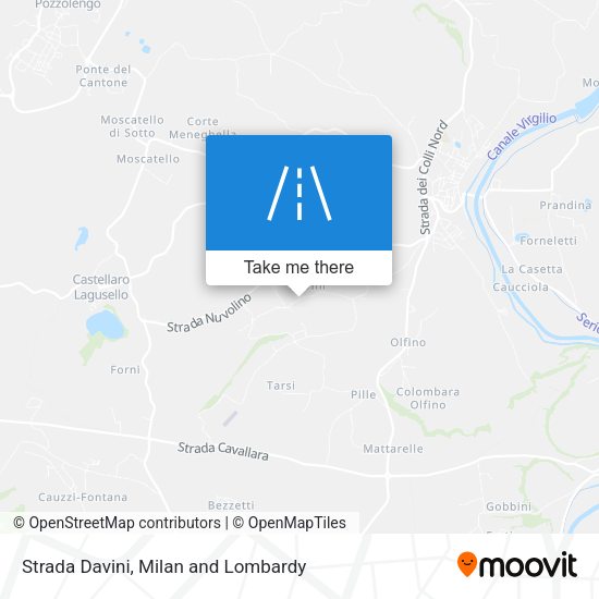 Strada Davini map