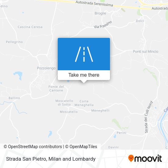 Strada San Pietro map