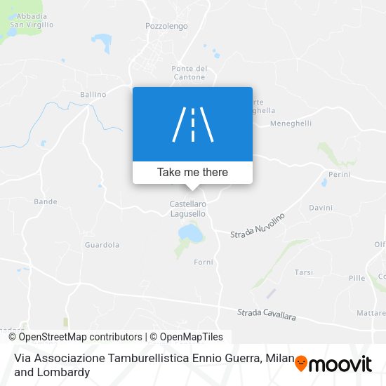 Via Associazione Tamburellistica Ennio Guerra map