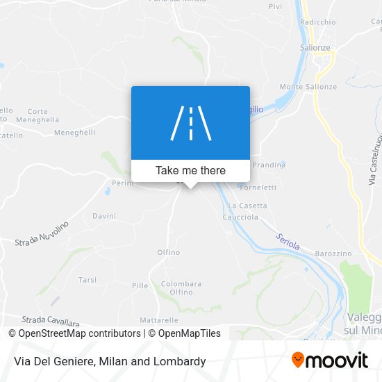 Via Del Geniere map
