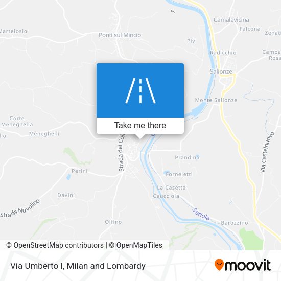 Via Umberto I map