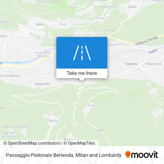 Passaggio Pedonale Berlenda map