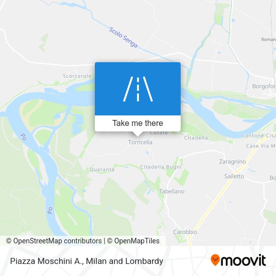 Piazza Moschini A. map