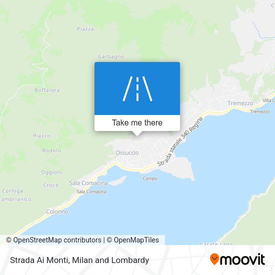 Strada Ai Monti map