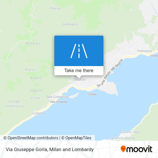 Via Giuseppe Gorla map