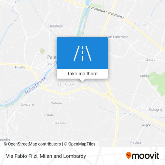 Via Fabio Filzi map