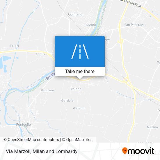 Via Marzoli map