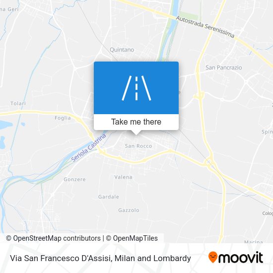 Via San Francesco D'Assisi map