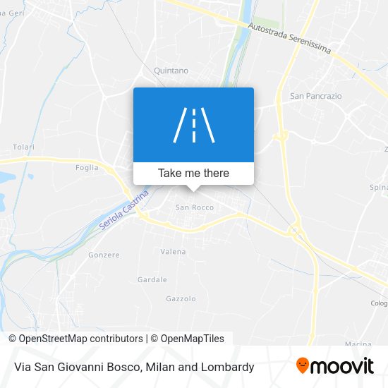 Via San Giovanni Bosco map