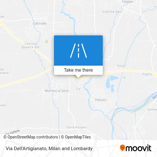 Via Dell'Artigianato map