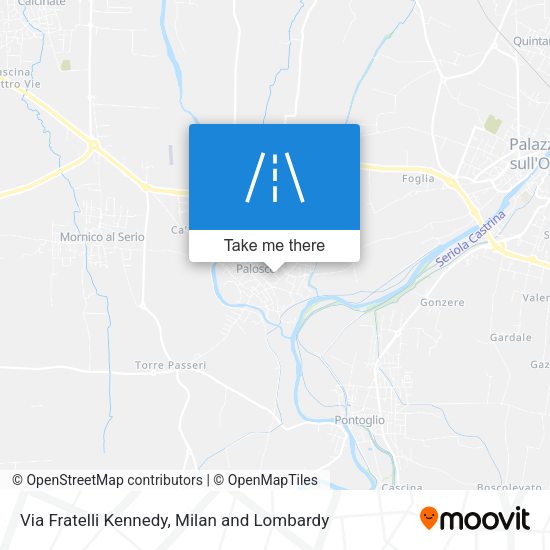 Via Fratelli Kennedy map